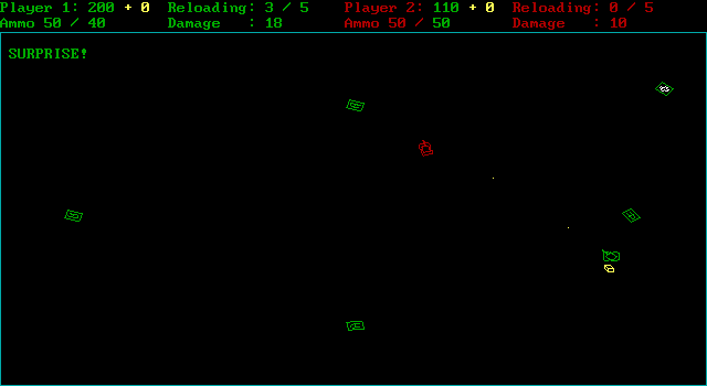 Battle Ground Copyright, a 2d vector tank game that poorly approximates Liero while ripping off several ideas from other games