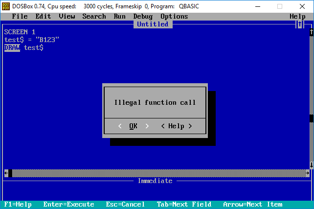 QBASIC don't take no invalid input