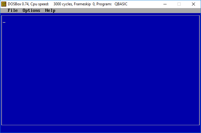 A clear ripoff of QBASIC