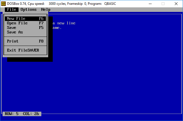 A clear ripoff of QBASIC