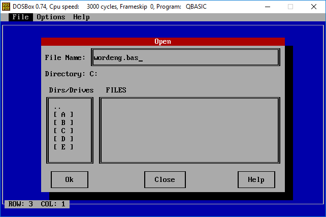 A clear ripoff of QBASIC